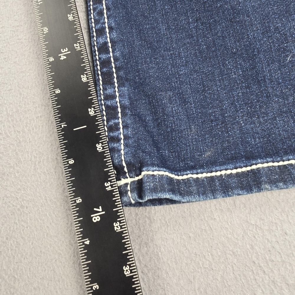 Miss Me Jeans Womens 32x32 Dark Wash Mid Rise Bootcut Embroidered Western NWT - Picture 13 of 15